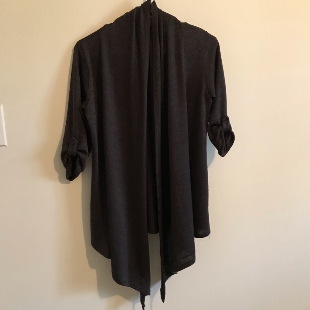 Dark gray cardigan